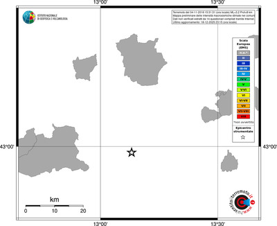 Mappa EMS - territori comuni
