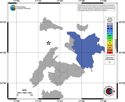 Mappa MCS - territori comuni