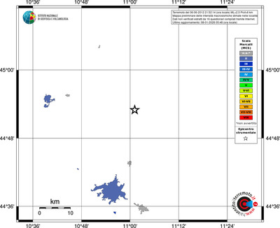 Mappa MCS - territori località