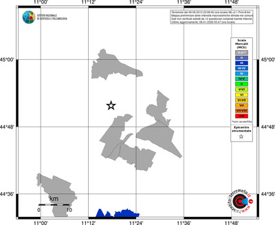Mappa MCS - territori comuni