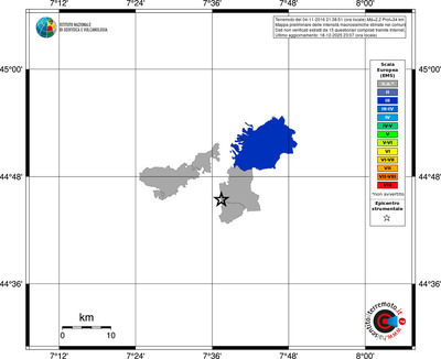 Mappa EMS - territori comuni