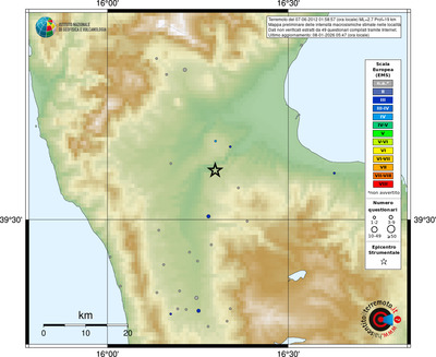 Mappa EMS - località