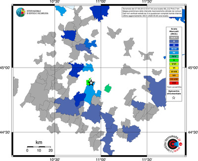 Mappa MCS - territori comuni