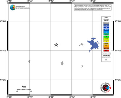 Mappa MCS - territori località