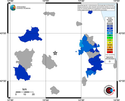 Mappa EMS - territori comuni