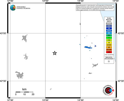 Mappa MCS - territori località