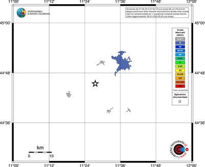 Mappa MCS - territori località