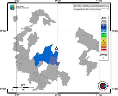 Mappa MCS - territori comuni