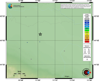 Mappa EMS - località