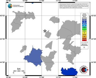 Mappa MCS - territori comuni