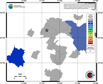 Mappa MCS - territori comuni