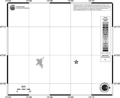 Mappa EMS - territori località