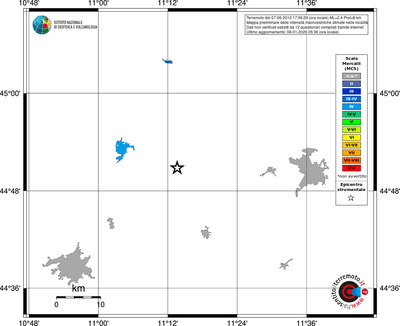 Mappa MCS - territori località