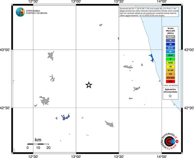 Mappa MCS - territori località