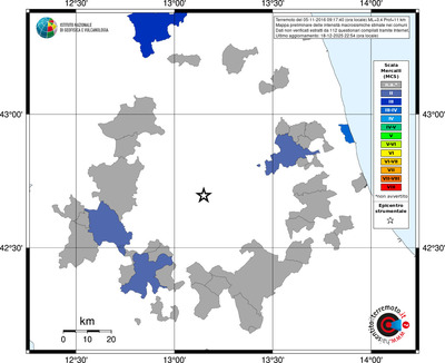 Mappa MCS - territori comuni