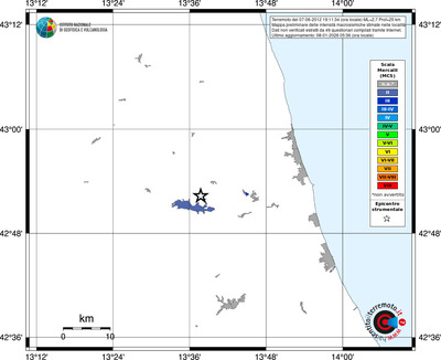 Mappa MCS - territori località