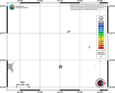 Mappa EMS - territori località
