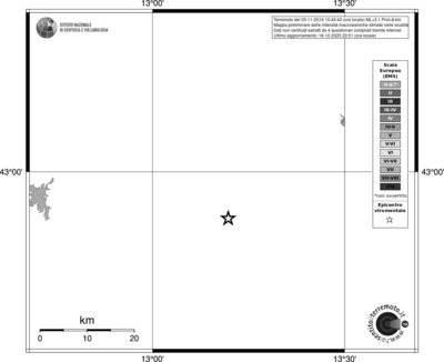 Mappa EMS - territori località