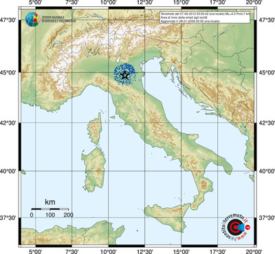 Area di invio delle email agli iscritti