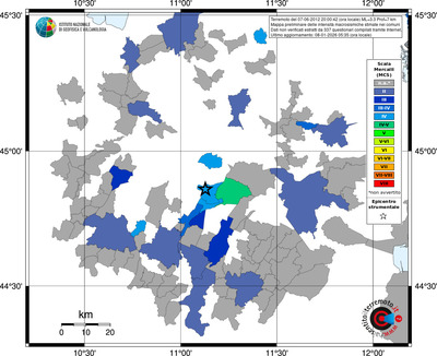 Mappa MCS - territori comuni