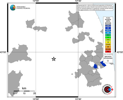 Mappa EMS - territori comuni