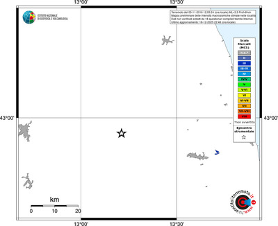Mappa MCS - territori località
