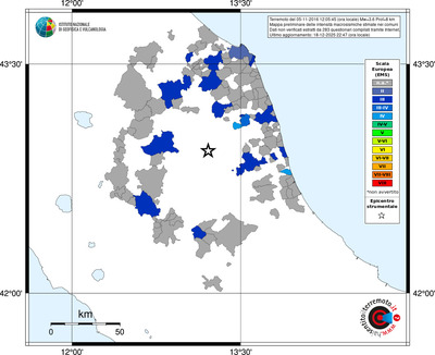 Mappa EMS - territori comuni