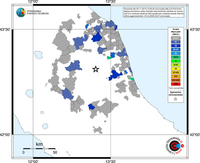 Mappa MCS - territori comuni