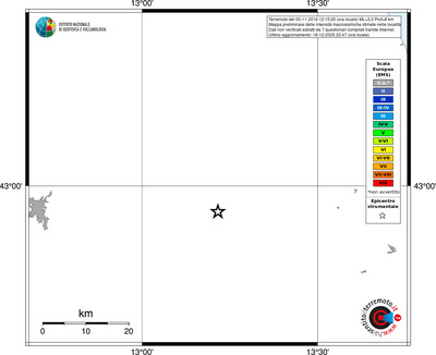Mappa EMS - territori località