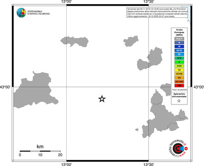 Mappa EMS - territori comuni