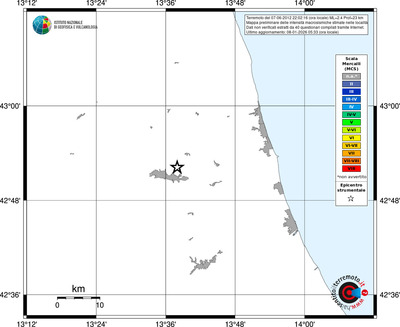 Mappa MCS - territori località