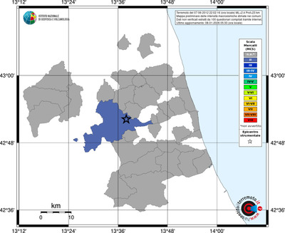 Mappa MCS - territori comuni