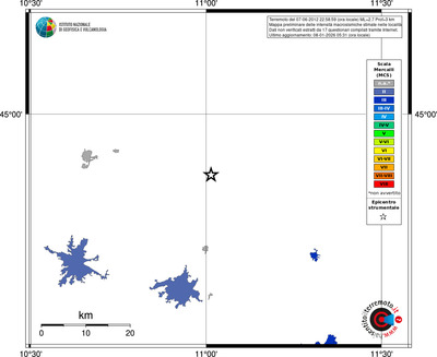 Mappa MCS - territori località