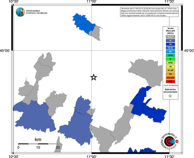 Mappa MCS - territori comuni