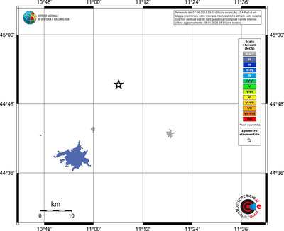 Mappa MCS - territori località