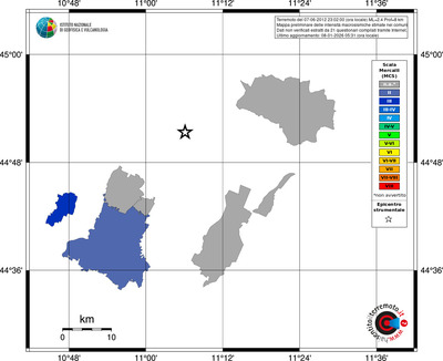 Mappa MCS - territori comuni