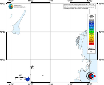 Mappa EMS - territori località