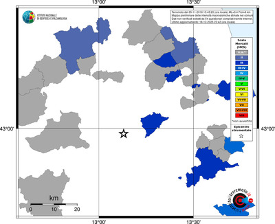 Mappa MCS - territori comuni