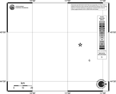 Mappa MCS - territori località