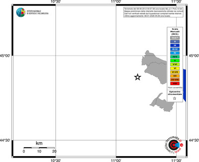 Mappa MCS - territori comuni
