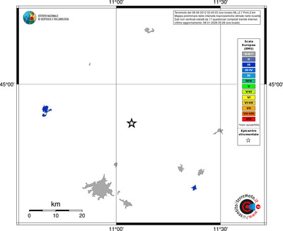 Mappa EMS - territori località