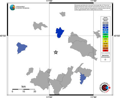 Mappa MCS - territori comuni