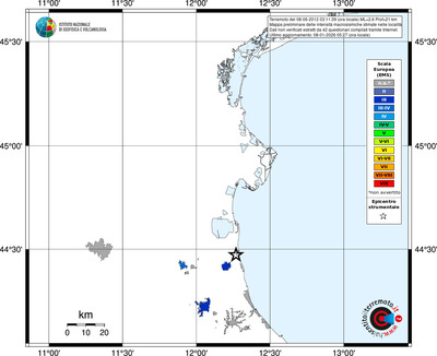 Mappa EMS - territori località