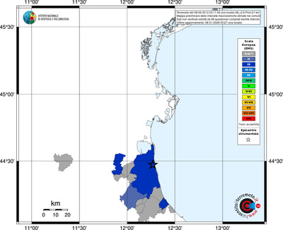 Mappa EMS - territori comuni