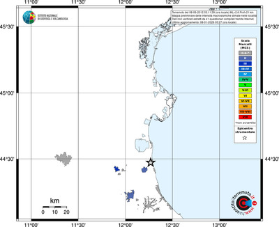 Mappa MCS - territori località