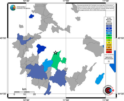 Mappa MCS - territori comuni