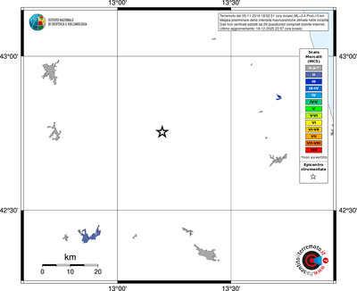 Mappa MCS - territori località