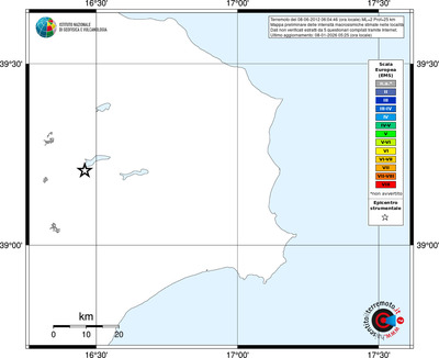 Mappa EMS - territori località