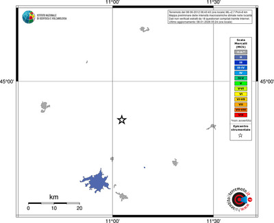 Mappa MCS - territori località
