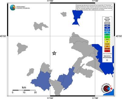 Mappa MCS - territori comuni